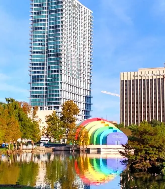 Kake Eola Park in downtown Orlando, Florida