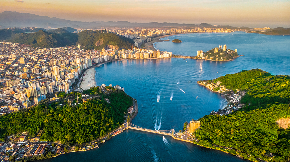Sao Paulo, Brazil's most populous city, is located in southeastern Brazil on the Atlantic Coast.