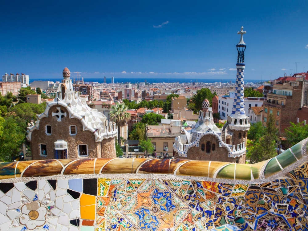 Spain city skyline