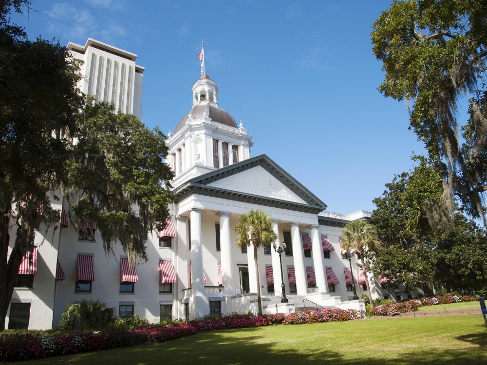 Florida State Capitol complex in Tallahassee