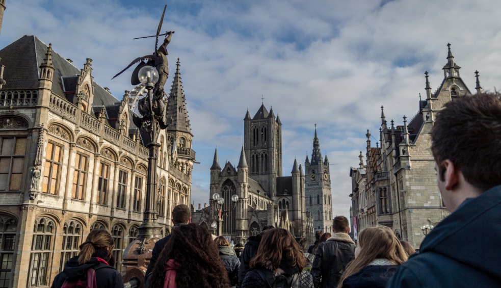 school European walking tour