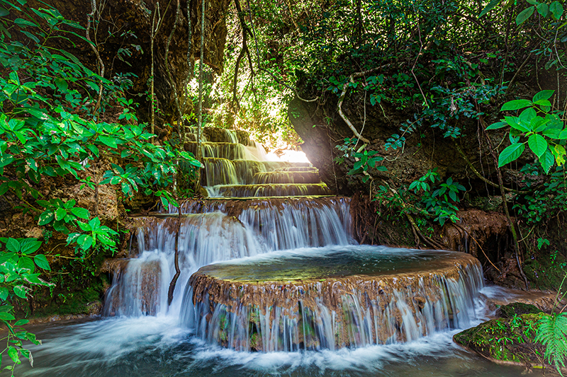 One of the beautiful, pristine rivers of Bonito, Brazil