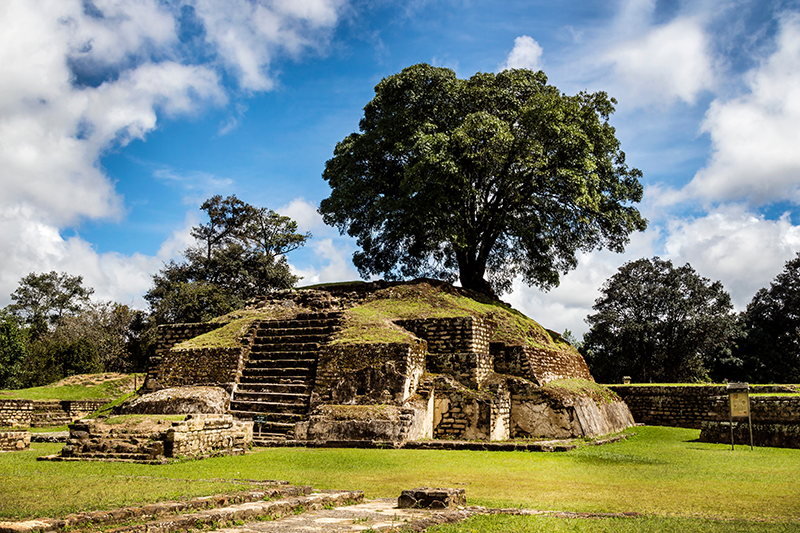 Mayan ruins of Iximché in Guatemala