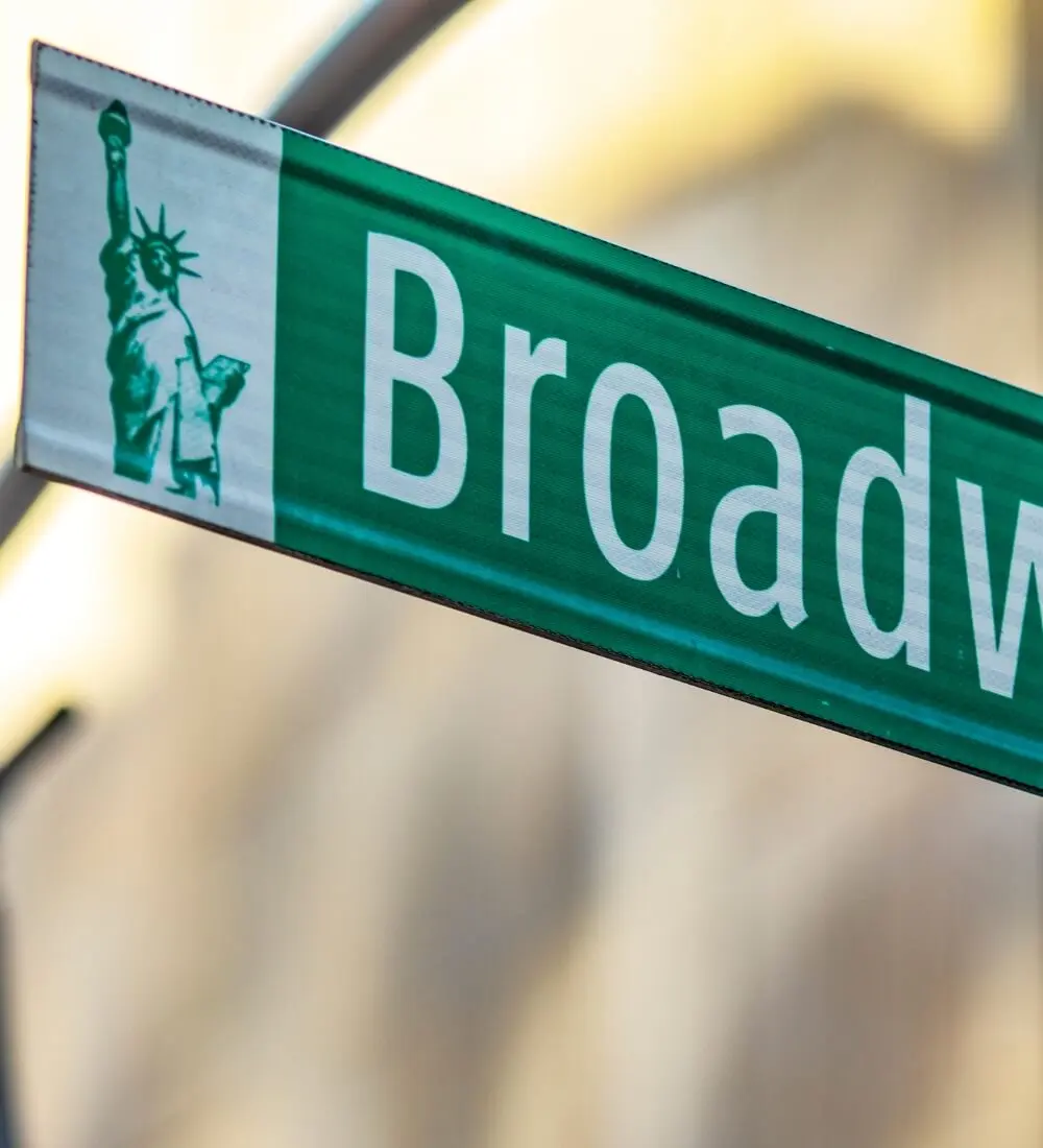 Broadway NYC theatre district