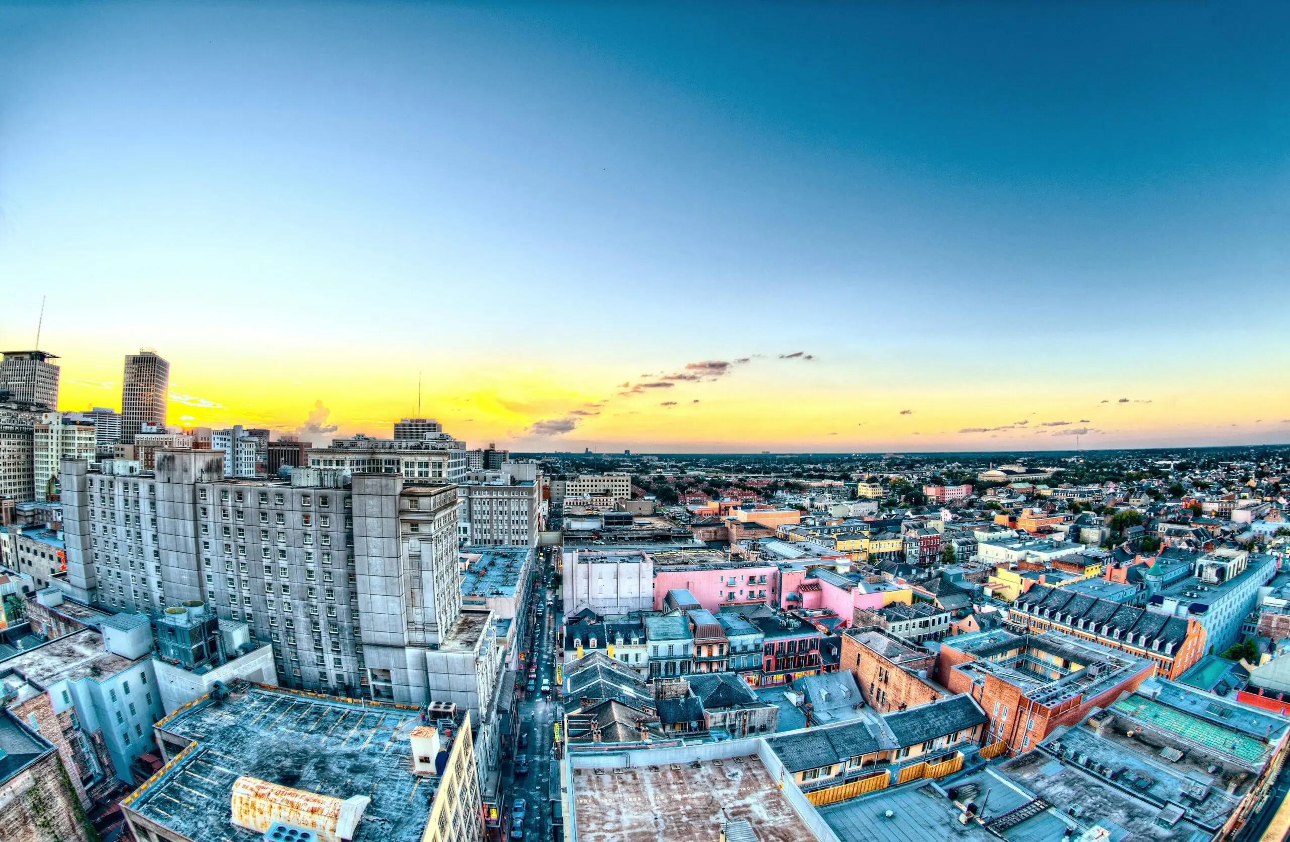 New Orleans, Louisiana, at sunset
