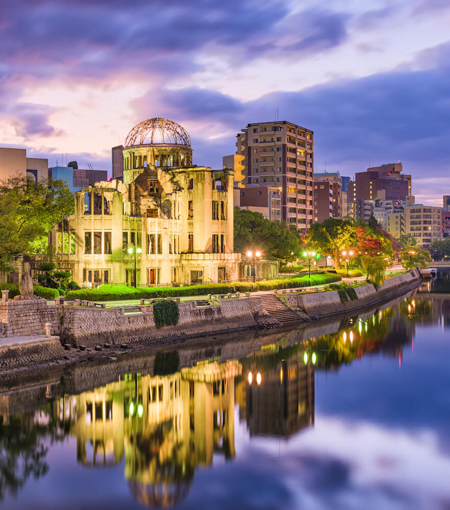 hiroshima japan city skyline