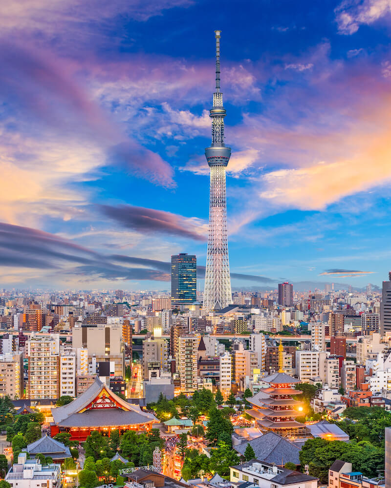 tokyo japan skyline