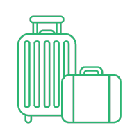 suitcases icon