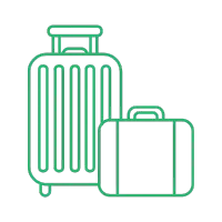 suitcases icon